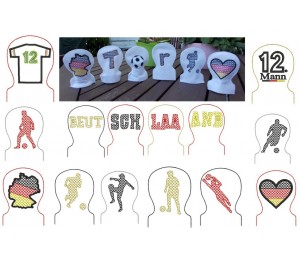 ITH Teelichthülle - Fußball Deutschland